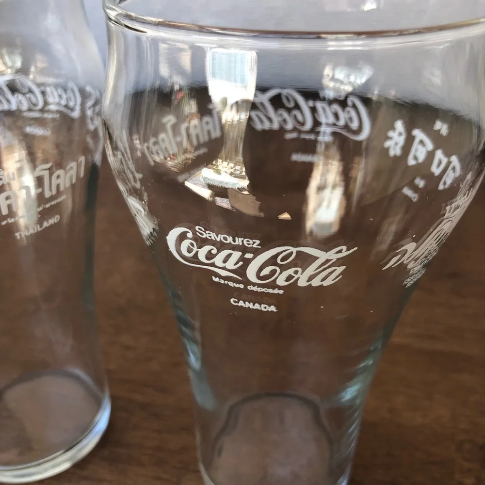 Coca-Cola International Drinking Glass (Set of 2)